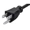 Monoprice SJTW Extension Cord, 14 AWG, Indoor, 14/3, 1 Outlets, 5-15R, Black, 5-15P, 6 ft 24198 - alternate 5
